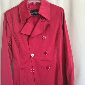 Gorgeous Red Double Breast Weatherproof Co Womens Coat szM